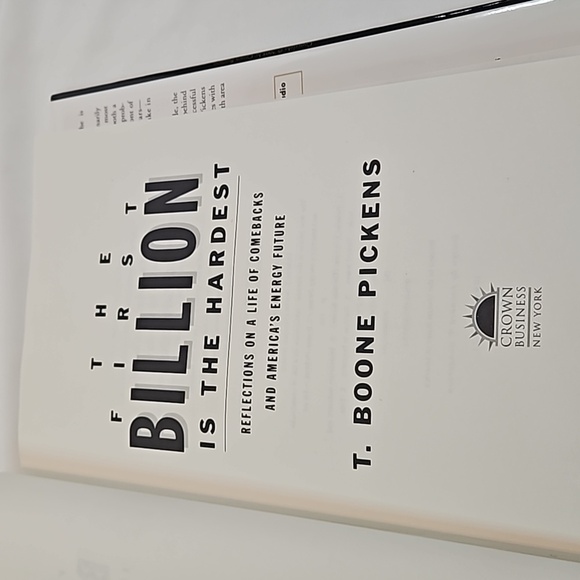 The First Billion is the Hardest T.Boone Pickens Crown Business 2008 Bussiness - Picture 8 of 17